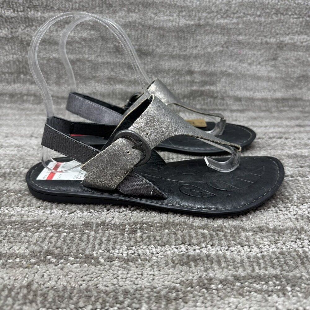 Boc Born Kasia Women’s Thong Sandals Metallic Size 6M New No Box